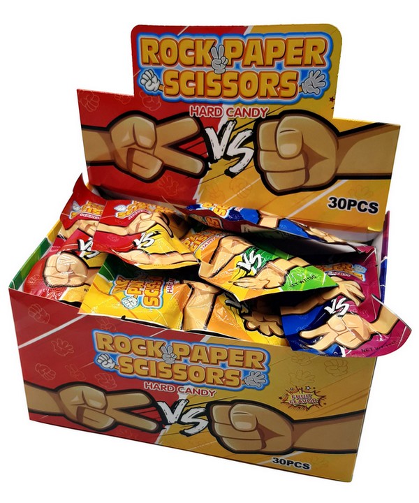 Rock Paper Scissors Lollipops