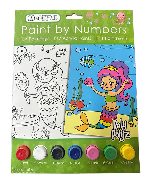 Mermaid Paint By Numbers