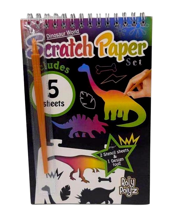 Scratch Paper Dinosaurs