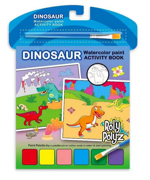 Watercolour Activity Dinosaur