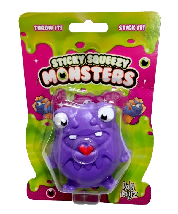 Sticky Squeezy Monster Purply