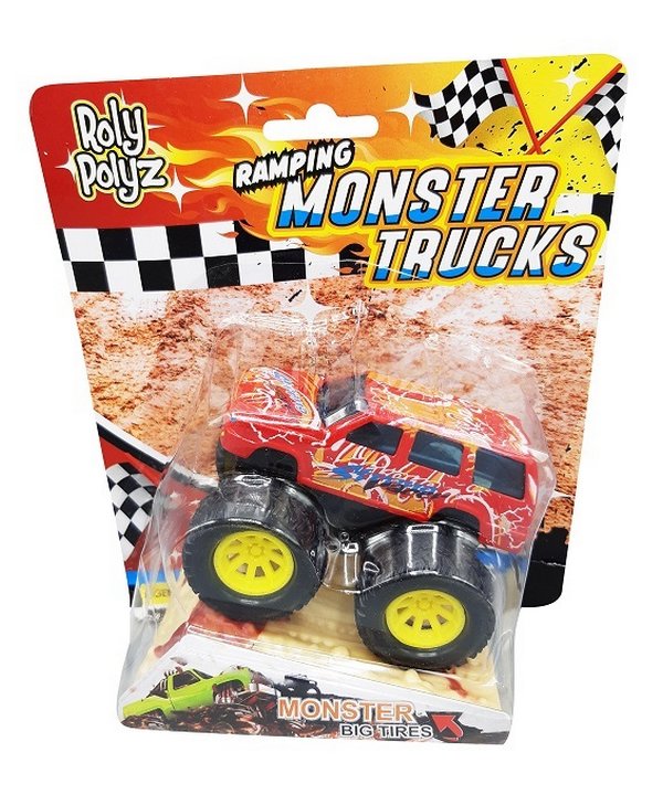 Ramping Monster Truck Red