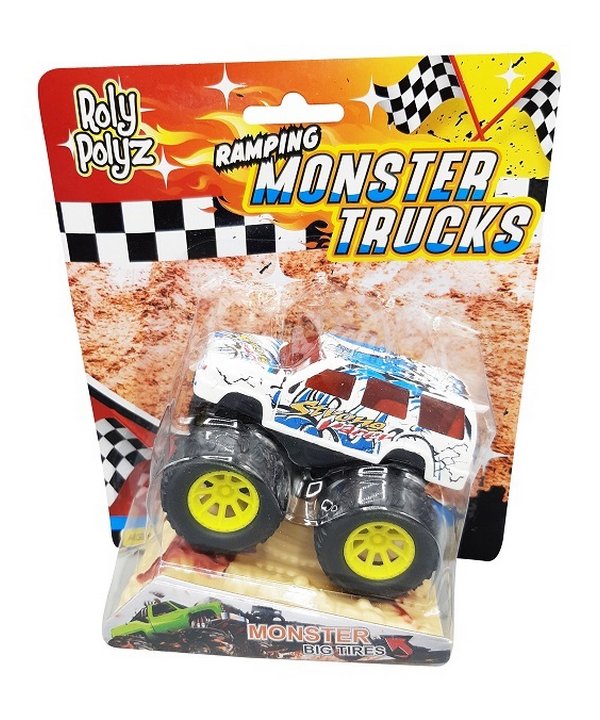 Ramping Monster Truck White